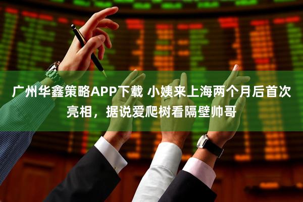 广州华鑫策略APP下载 小姨来上海两个月后首次亮相，据说爱爬树看隔壁帅哥